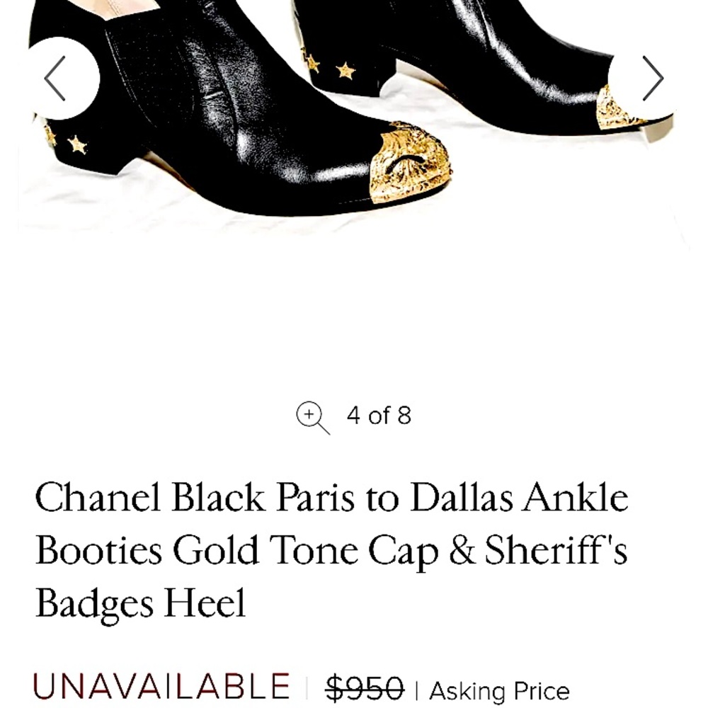 Chanel black boots